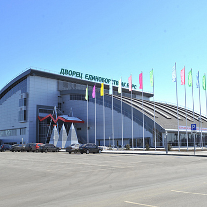 Входная группа Дворец единоборств Ак Барс. Входная группа Дворец единоборств Ак Барс.